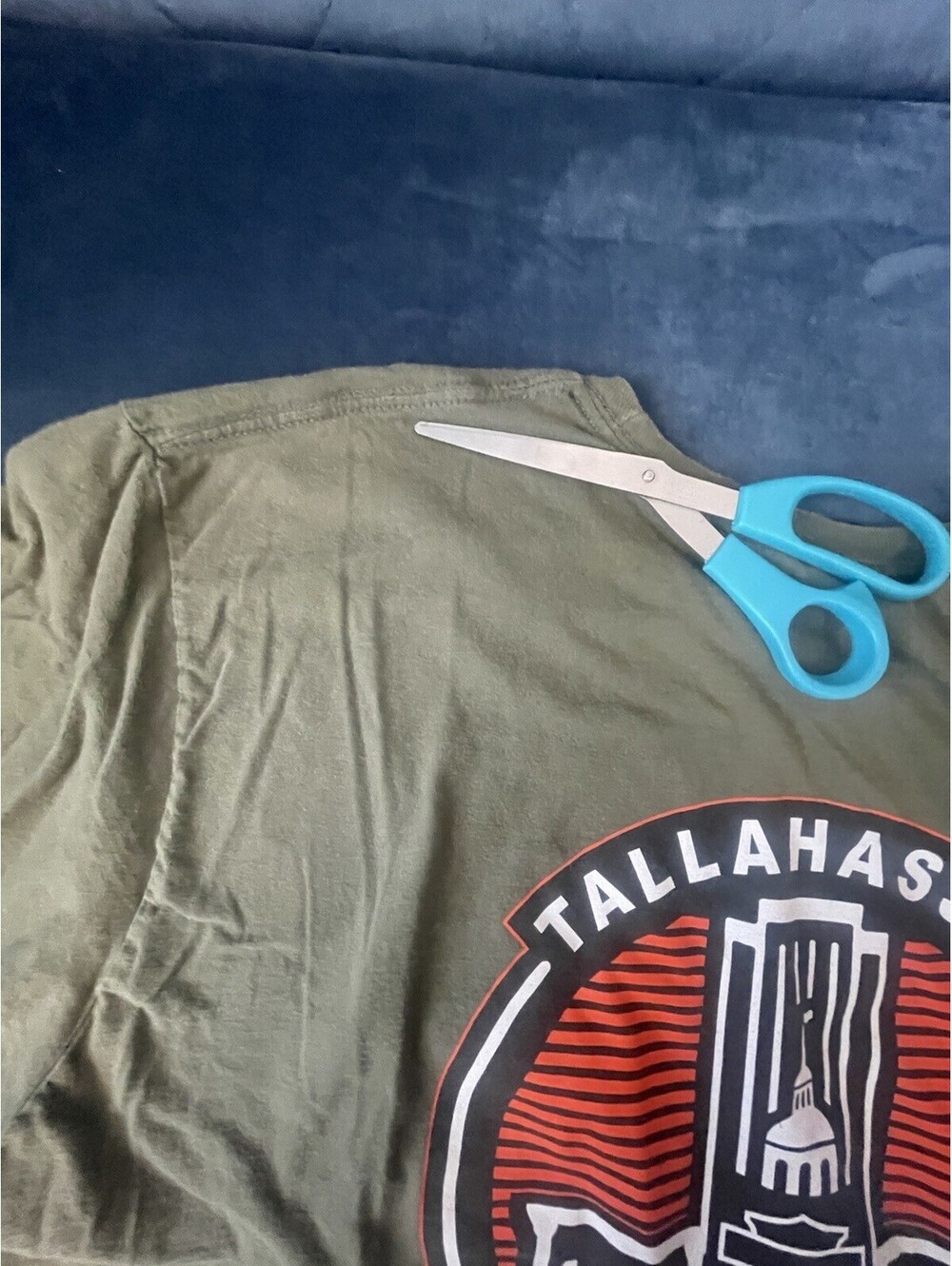 Harley Davidson T-Shirt 3XL XXXL Florida Army Green Tallahassee Short Sleeve FL - Picture 15 of 15